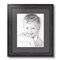 ArtToFrames 12x14" Matted Picture Frame with 8x10" Single Mat Photo Opening Framed in 1.25" Black and 2" Mat (FWM-4083-12x14)